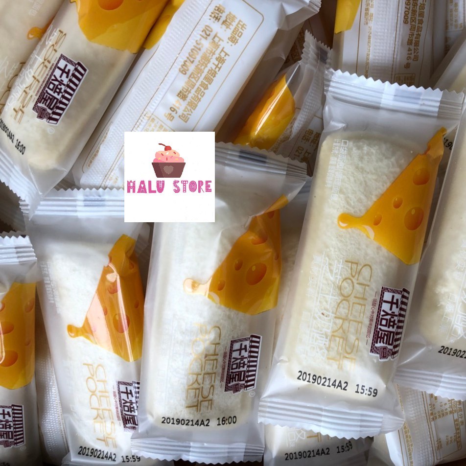 Combo 30 Bánh Sữa Chua Vị Phô Mai Cheese Pocket Siêu Ngon - Đài Loan (30 cái)