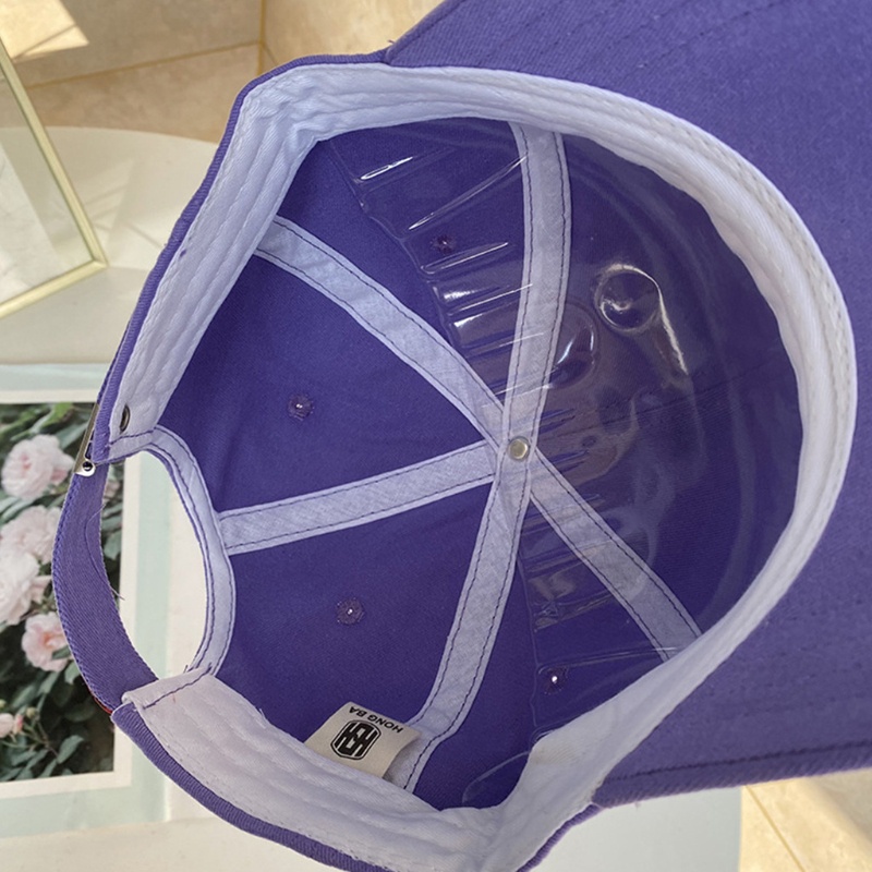 Mũ Lưỡi Trai Thêu Hoa Màu Sắc Ngọt Ngào Phong Cách Hàn Quốc Cho Nam Nữ