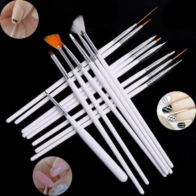 Bộ cọ 15 cây vẽ NAIL