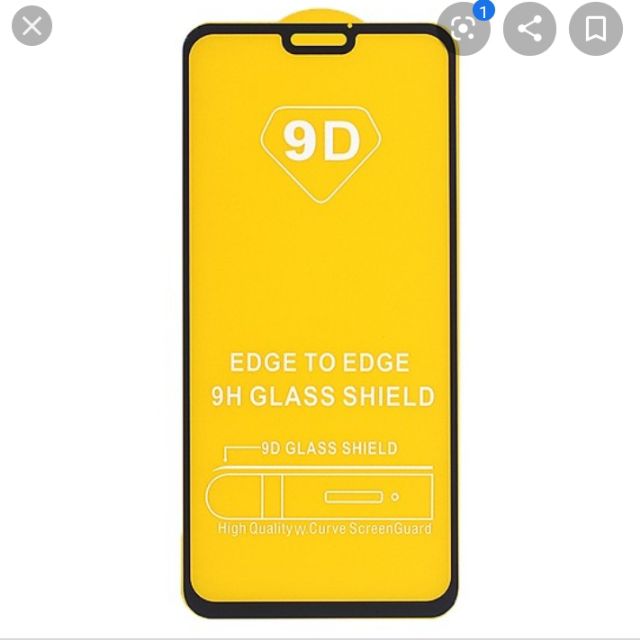 Kính cường lực full 9D honor 8X