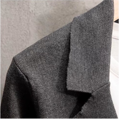 Áo Khoác Cardigan Dệt Kim Dáng Ôm Phong Cách Hàn Quốc Cho Nam Giới