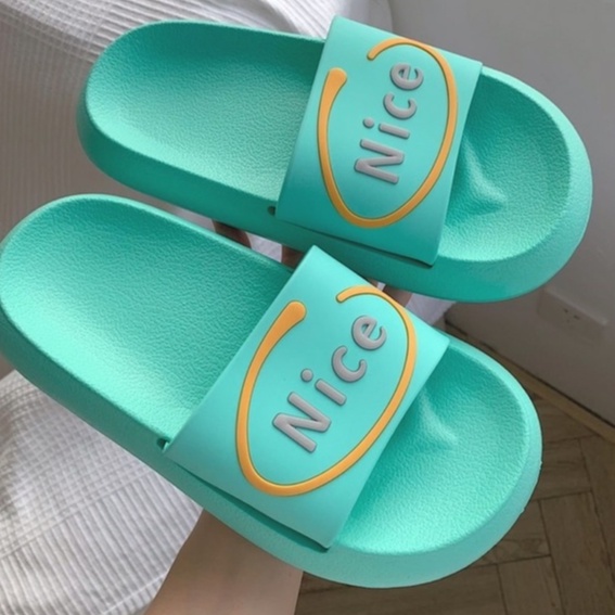 Dép Ulzzang - Dép Quai Ngang Bánh Mì NICE chuẩn hàng quảng châu Nam Nữ