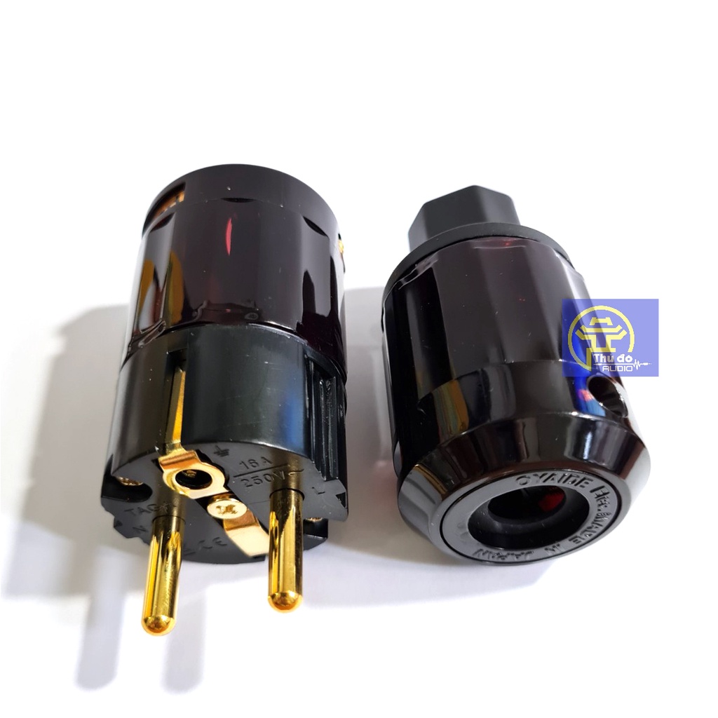 Bộ Jack nguồn âm thanh Oyaide tiêu chuẩn Châu Âu - Jack nguồn P079e-C079
