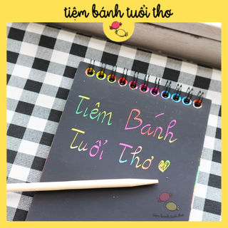 Sổ Sổ Than Ma Thuật Scratch Note Sổ Cào