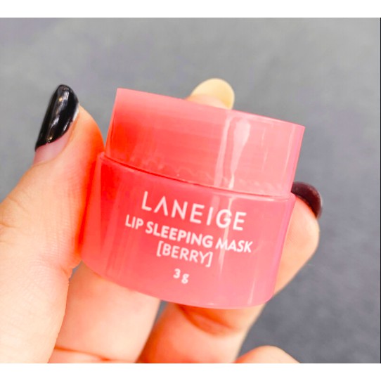 Mặt Nạ Ngủ Cho Môi đình đám Laneige Lip Sleeping Mask  Hủ Mini 3g cho đôi môi căng mọng(đủ bill)