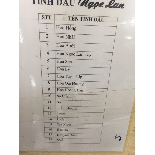 Tinh dầu treo xe