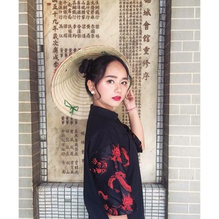 ÁO SHANGHAI PHỐI GẤM [NAM NỮ]