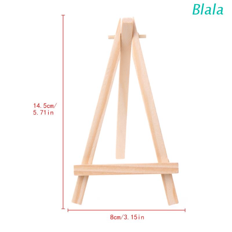 Giá đỡ ba chân bằng gỗ mini dùng trưng bày tranh vải canvas/thiệp mời trong tiệc cưới