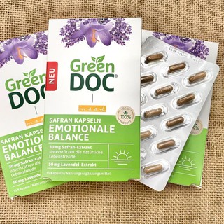 VIÊN UỐNG GIẢM CĂNG THẲNG, MỆT MỎI & HỖ TRỢ CÂN BẰNG CẢM XÚC GREENDOC EMOTIONAL BALANCE- hộp 15v