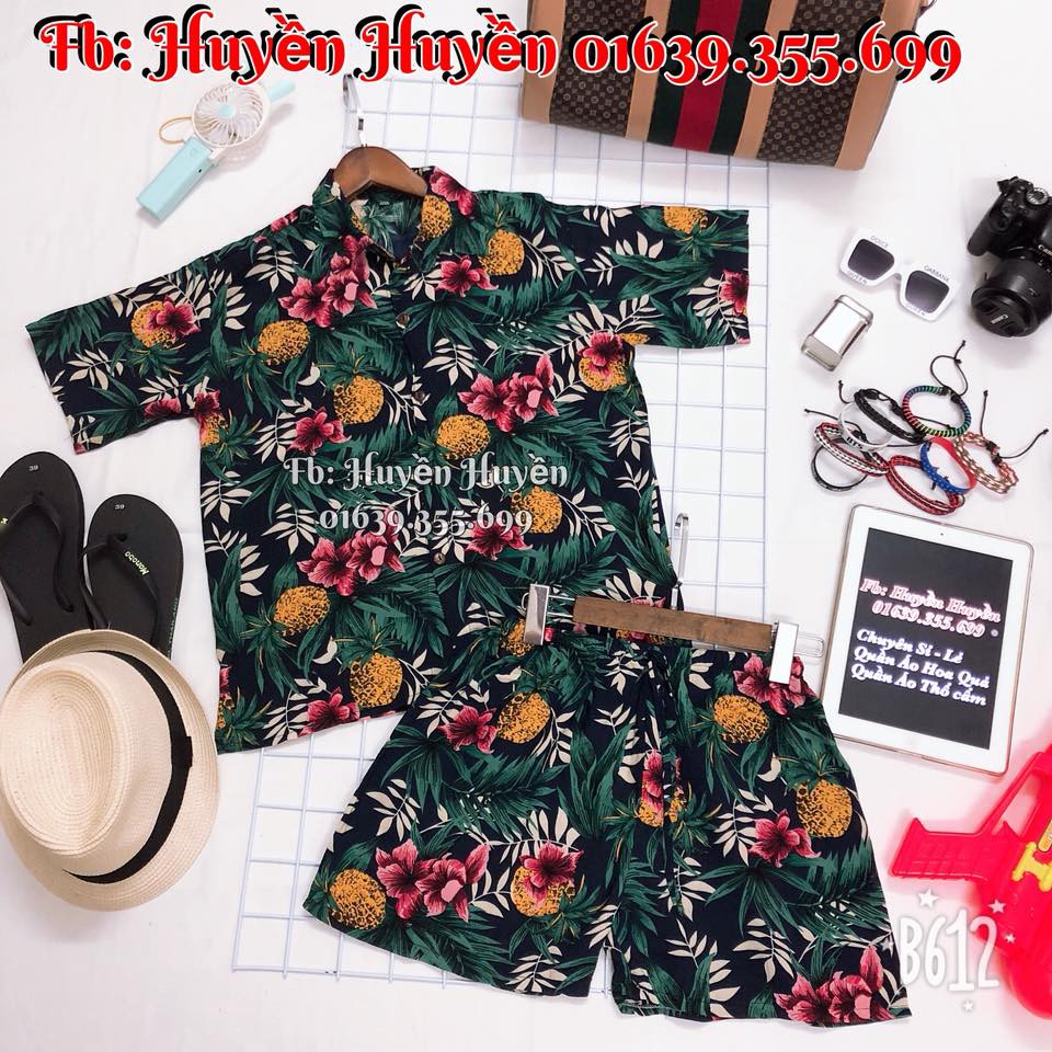 Bộ dứa hoa quả(có size to)
