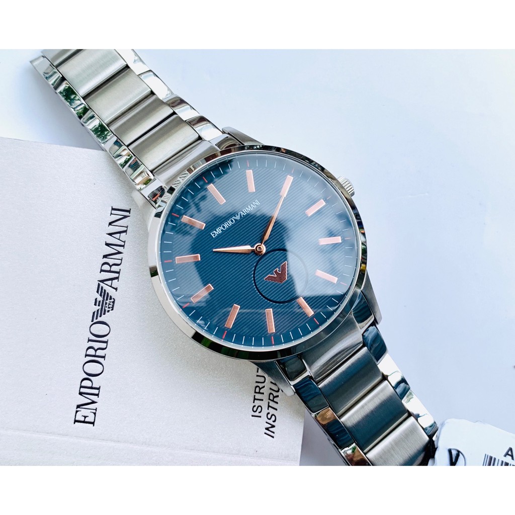 Đồng hồ nam Emporio Armani AR11137 - Máy Quartz pin - Kính khoáng cứng