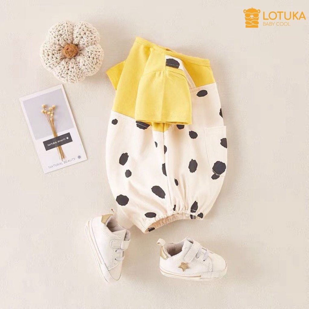 [Vải thun] Bodysuit cho bé hình yếm dễ thương, bộ body đùi bé trai bé gái, mẫu quần áo sơ sinh từ 3-12kg