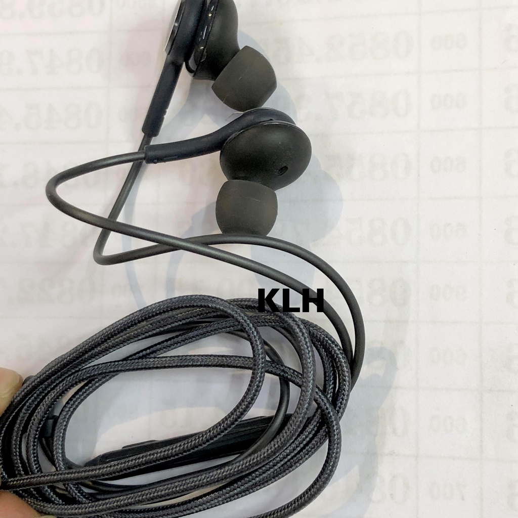 SỈ Tai nghe chân tròn AK cho dòng Samsung, Oppo, âm thanh hay siêu bass có núm sao su chống ồn, dây bọc dù chống rối KLH
