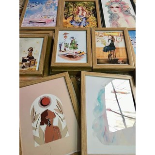 Khung ảnh để bàn ảnh 20x20, 20x30cm chân ảnh, treo tường