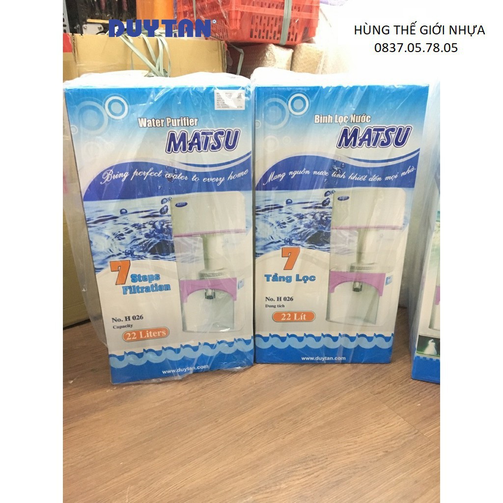 bình lọc nước 22lit duy tân