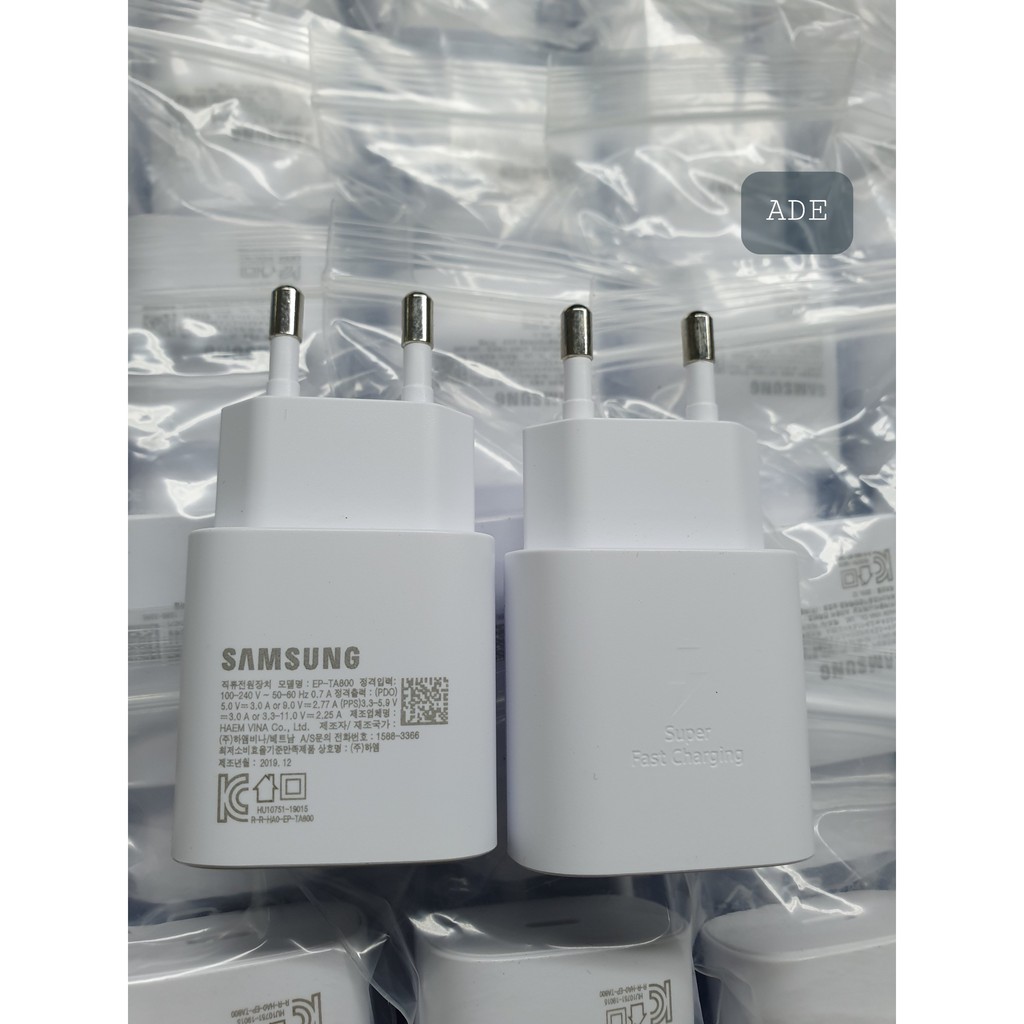 Củ Sạc Siêu Nhanh Samsung 25W Note 10/ N20/ S20 Ultra