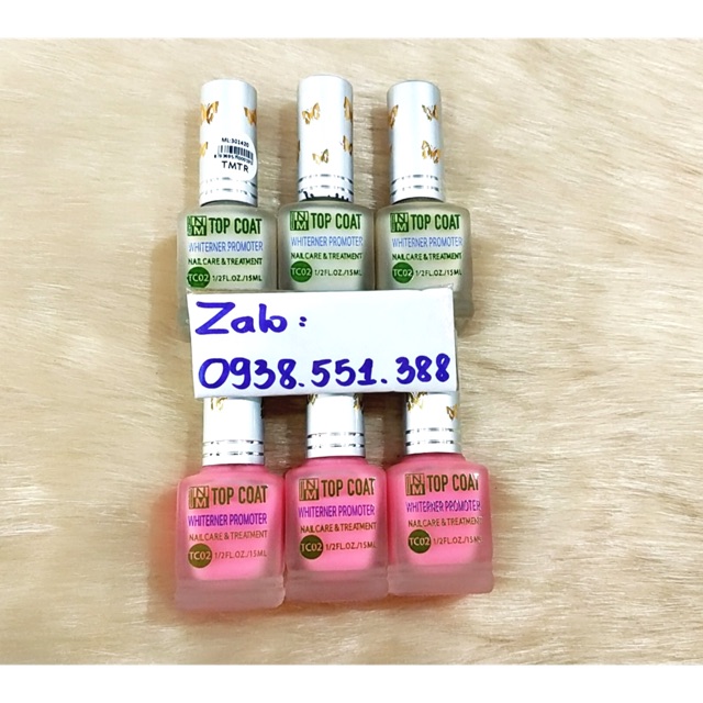 Sơn dưỡng trắng móng, cứng móng, tránh vàng móng nắp bướm 15ml FREESHIP siêu xinh xắn  sịn sò chất gel chuẩn,màu đẹp