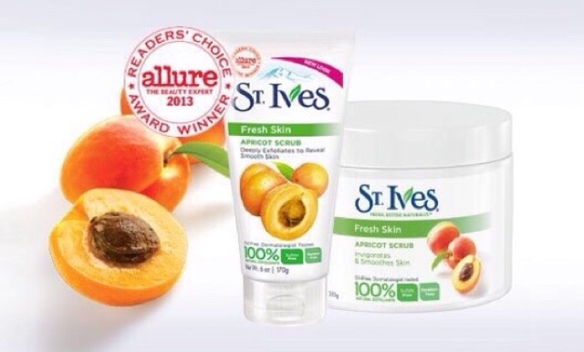 Kem Tẩy Tế Bào Chết St.Ives Fresh Skin Apricot Scrub 283gr