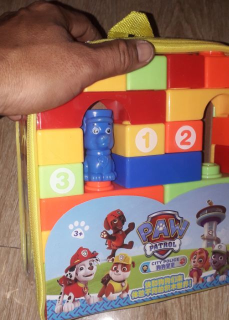 một bộ giỏ ráp hình đa năng chú chó Paw bằng nhựa có nhiều chi tiết rất đẹp