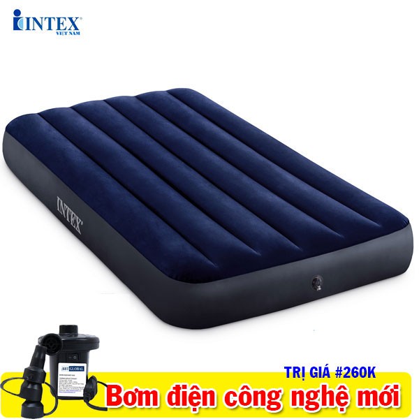 Đệm hơi đơn văn phòng  99cm chính hãng INTEX mã 64757