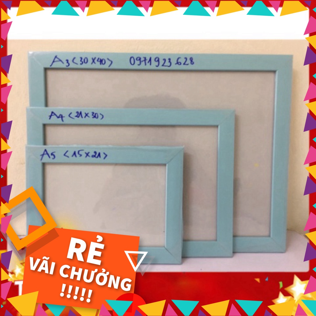 Khung ảnh,khung tranh treo tường để bàn mặt mica, khung composite đủ size A3, A4, A5 đủ các mà