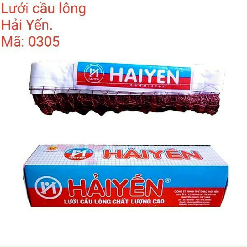 Lưới Cầu Lông Hải Yến Hàng Tiêu Chuẩn Thi Đấu