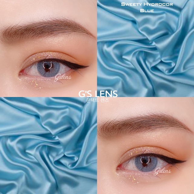 [ Có sẵn ] Lens xanh dương tây