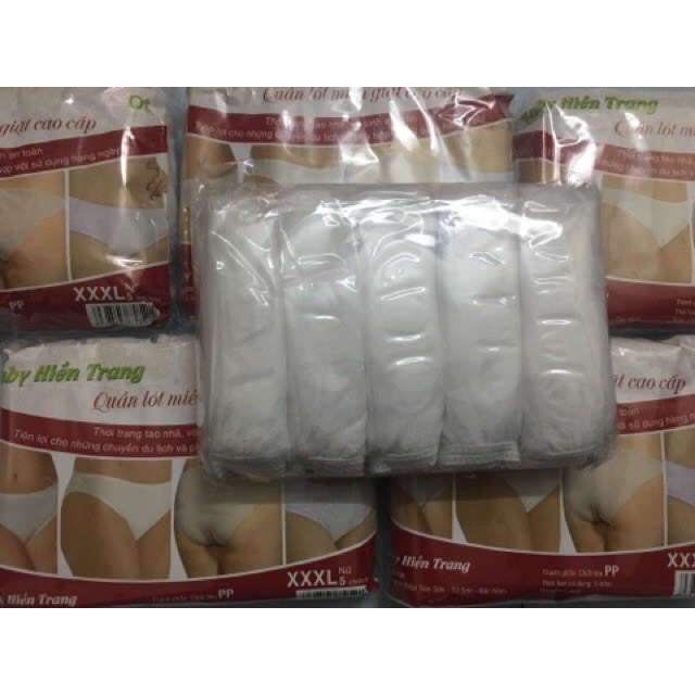 5 chiếc quần lót giấy cao cấp hàng công ty freesize cho mẹ 45-70 kg_QL66
