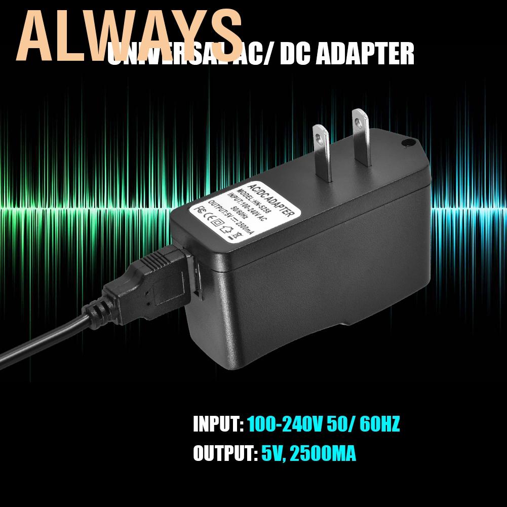 Bộ sạc nguồn 5V 2.5A AC / DC cho Raspberry Pi 3