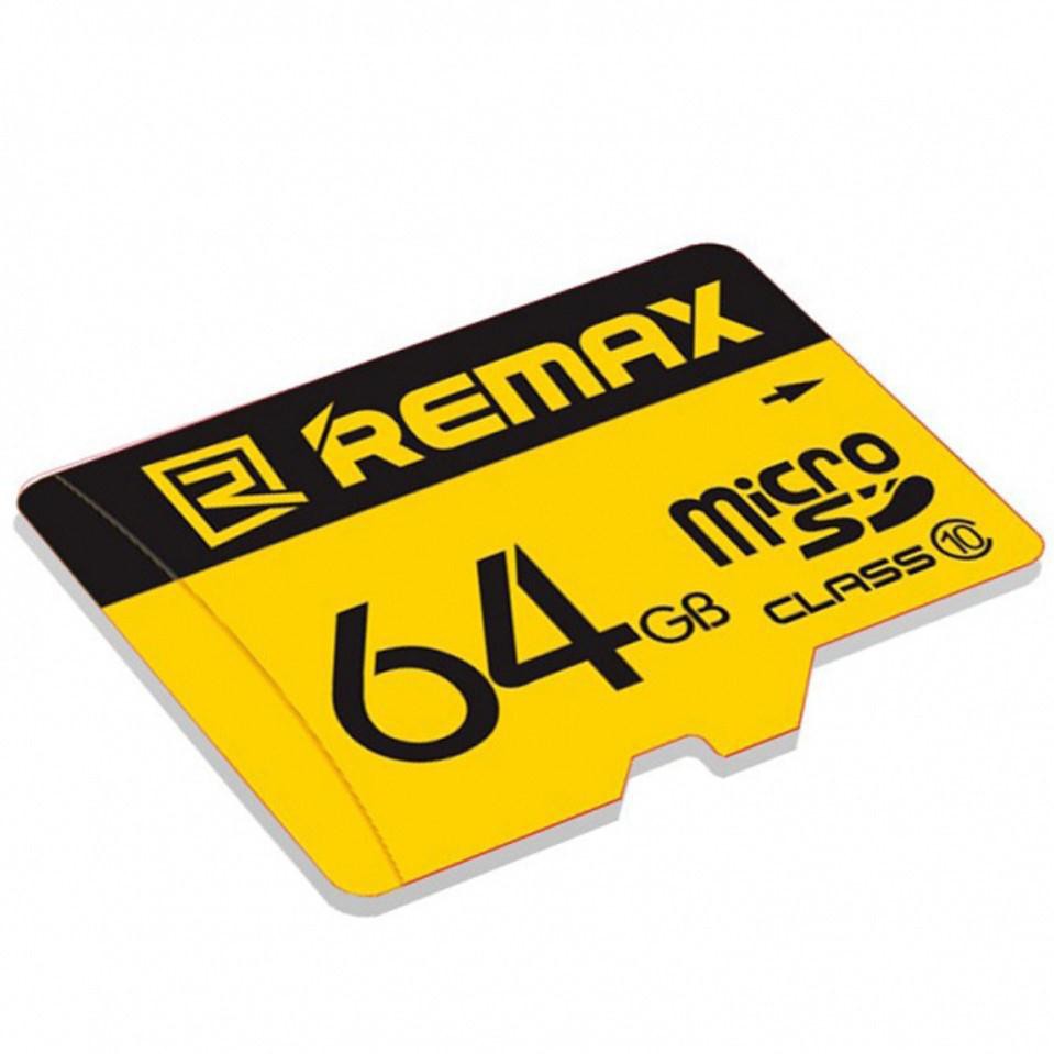 Thẻ nhớ Micro SD Remax 64GB tốc độ Class 10- Hàng chính hãng