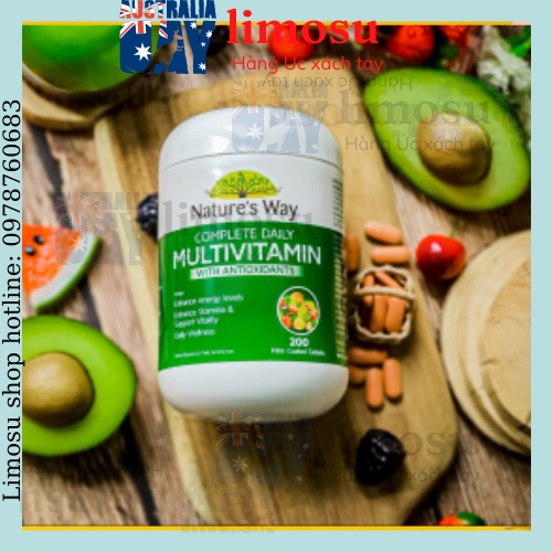Vitamin Tổng Hợp Tảo Biển Nature’s Way Complete Daily Multivitamin 200 Viên