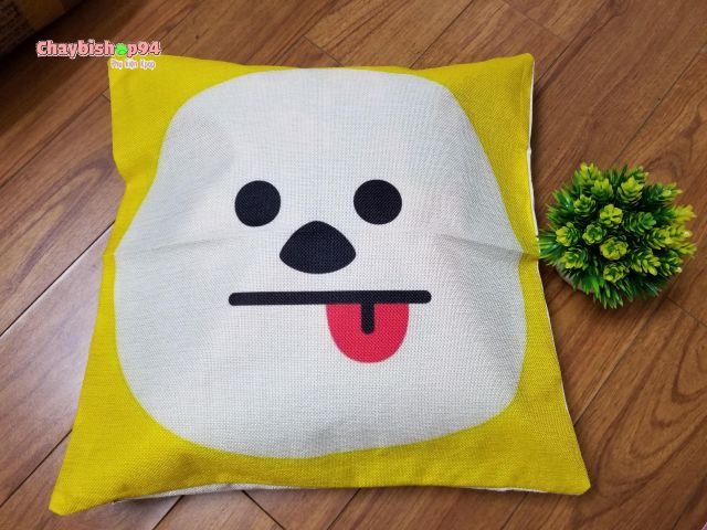 [FREESHIP] Vỏ gối ôm BT21 size 45x45cm