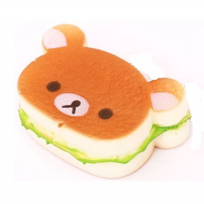 Đồ Chơi Xốp Squishy Giảm Stress Hình Bánh Hamburger Dễ Thương Cho Bé Charms