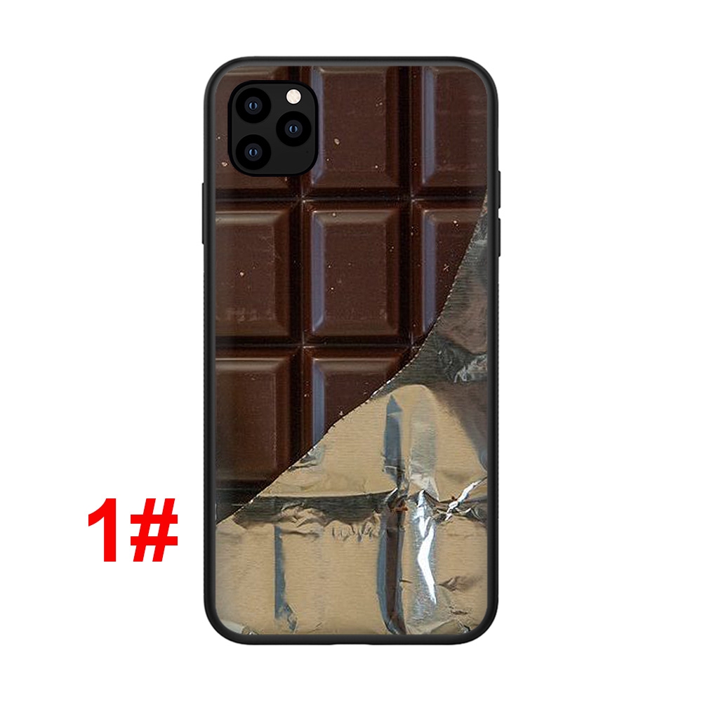 Ốp điện thoại silicon mềm hình Willy Wonka vàng + họa tiết chocolate 68F cho iPhone 11 Pro XS Max XR X 8 7 6S 6 Plus