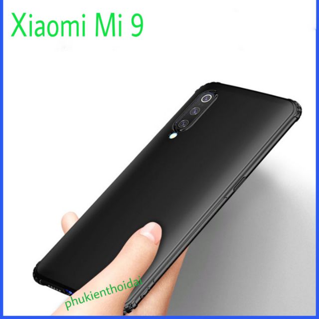 Ốp lưng Xiaomi Mi 9 / Mi 9SE  dẻo TPU màu đen chống sốc thế hệ mới bảo vệ camera ôm khít máy