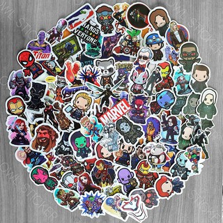 Sticker dán chống nước cao cấp MARVEL