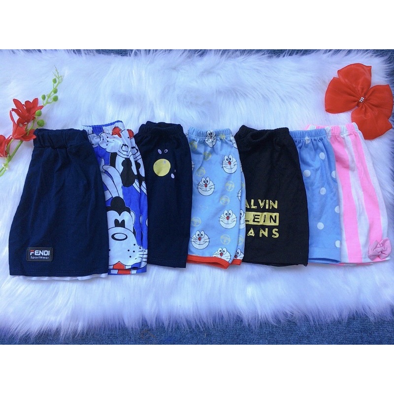 Quần Đùi  LINA.KIDS Cho Bé Gái Bé Trai Quần Đùi Chất Thun cotton. 6-18kg