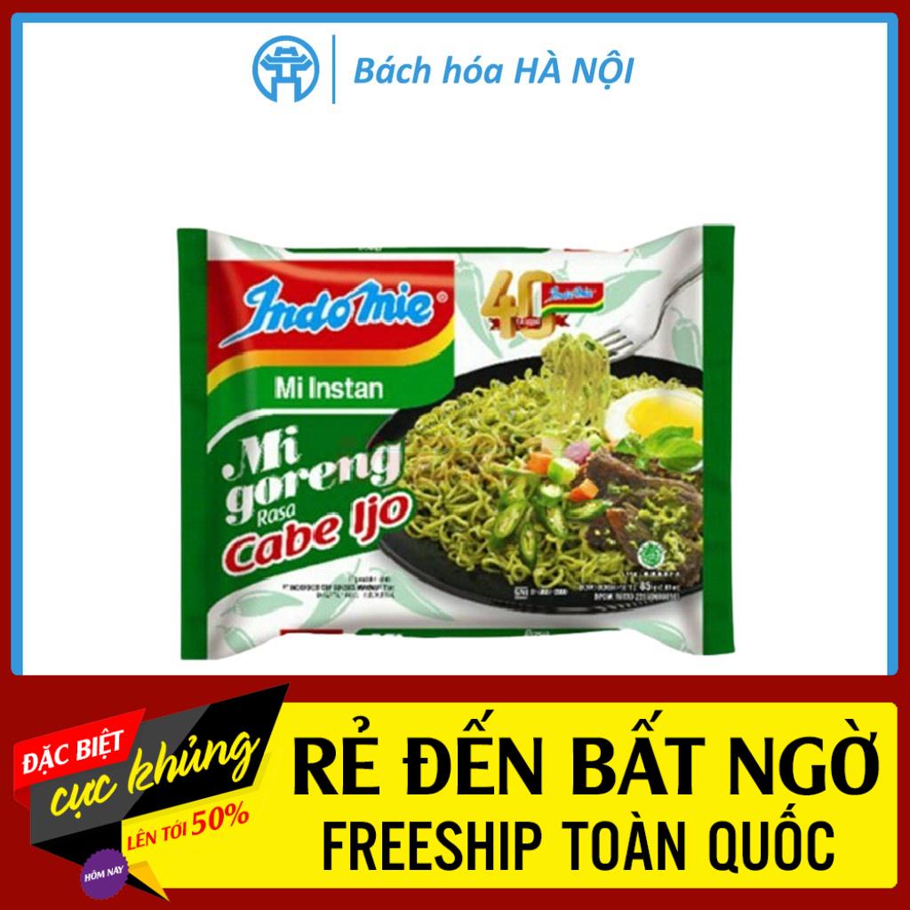 [HCM] Mì Xào Khô / Mì Trộn Indomie Mi Goreng 6 Vị: Ớt Xanh, Gà Cay, Bò Cay, Sườn, Đặc Biệt - Ngon Số 1 Thế Giới | BigBuy360 - bigbuy360.vn