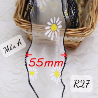 R27🌈RUYBAN TRANG TRÍ (Bản 5,5cm)