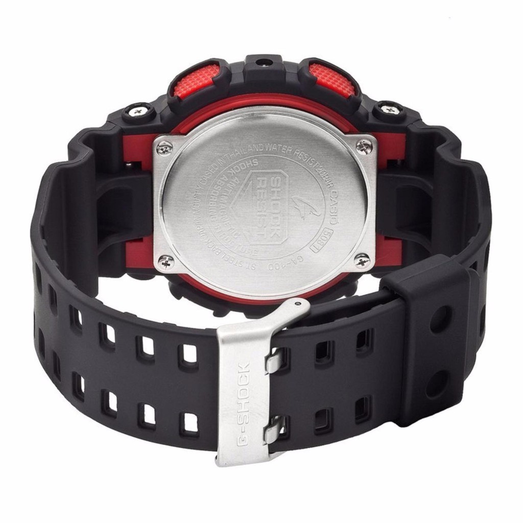 Đồng hồ nam dây nhựa G-SHOCK chính hãng Casio Anh Khuê GA-100-1A4DR