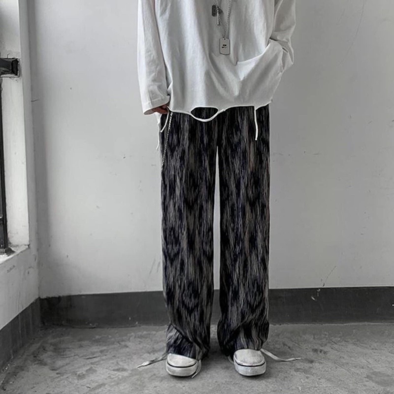 Quần Ống Suông Hoạ Tiết 3D Unisex