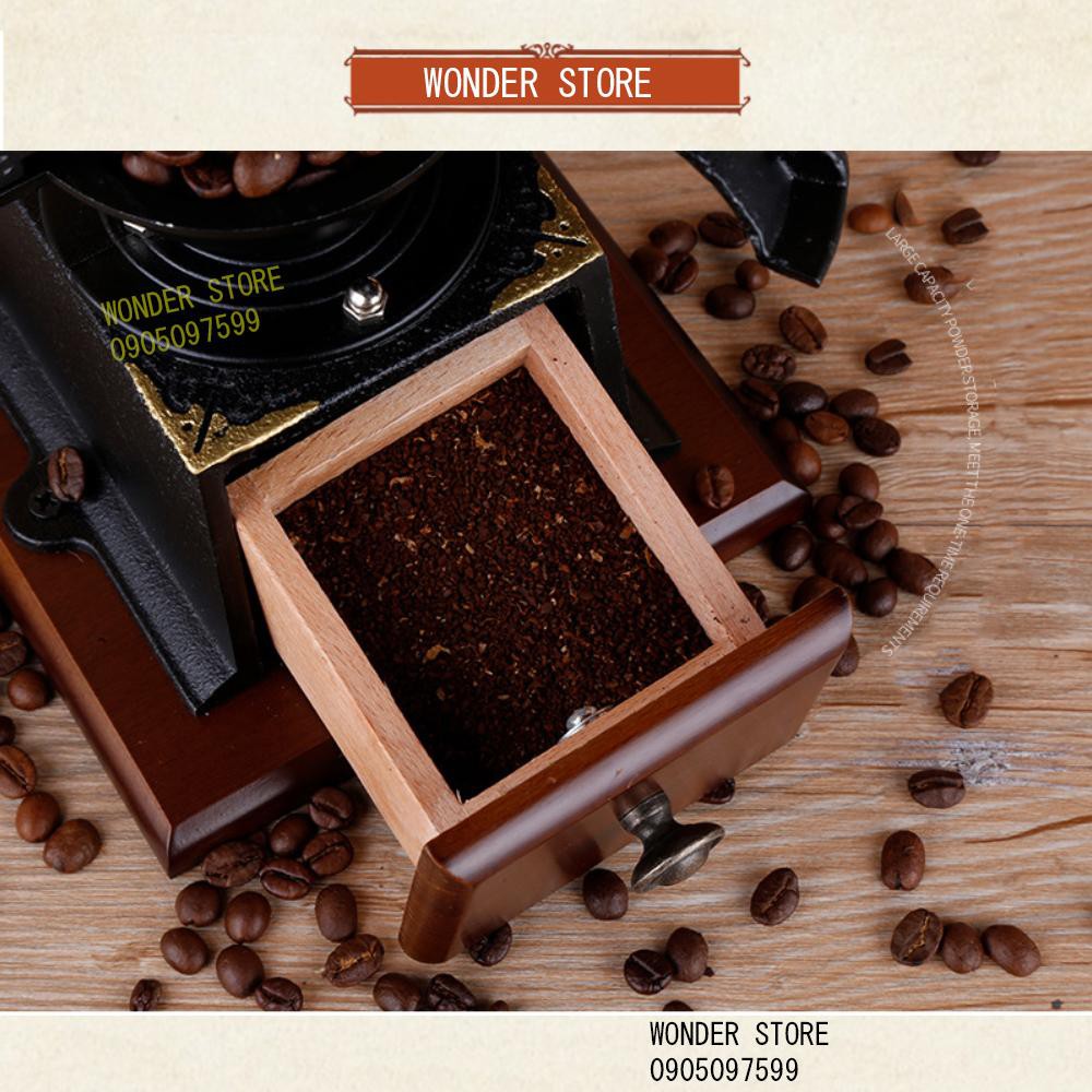 Cối xay cà phê cổ điển L-BEANS Vingate dụng cụ xay cà phê esspresso cầm tay