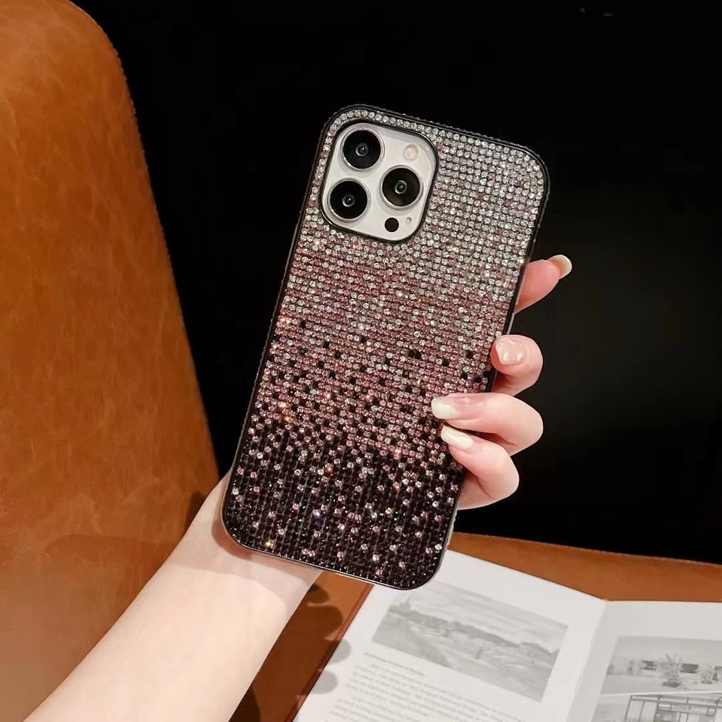 Ốp Điện Thoại Mềm Họa Tiết Kim Cương Lấp Lánh Cho iphone13 14plus 11 12pro 7 / 8plus / 6s / xsmax xr se2020 se3 14 / 15pro