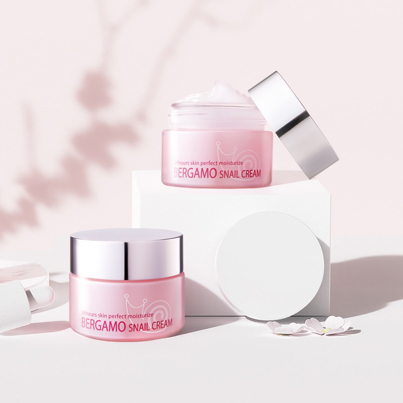 Kem Bergamo Chiết Xuất Từ Ốc Sên Hồng Dưỡng Ẩm Cho Da 50g