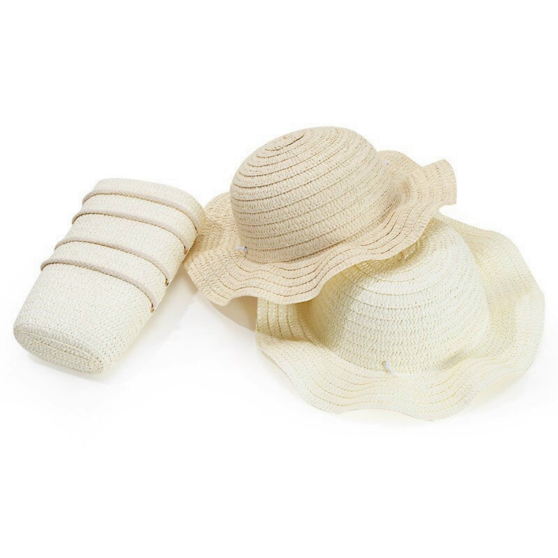 Set 2 chi tiết túi và mũ cói dành cho bé yêu hình dễ thương