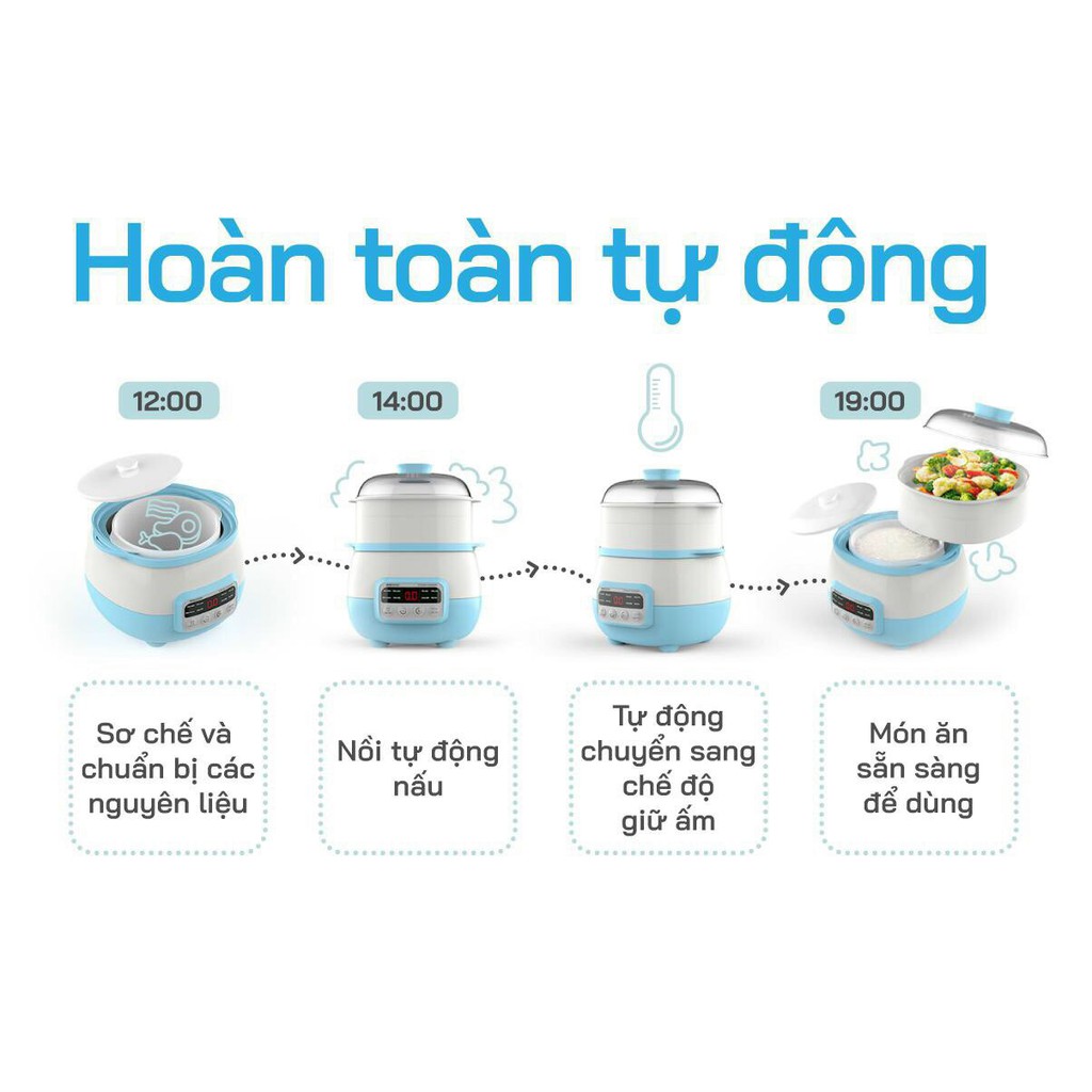 Nồi Hầm Chậm Cách Thủy 2GOOD A300 3.1