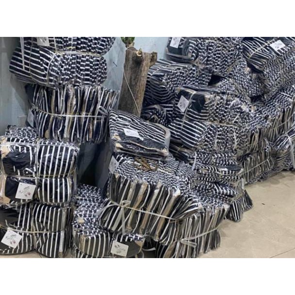 |FAMARAL2 giảm 10k cho đơn 50k|Set áo kẻ quần trắng cho bé trai