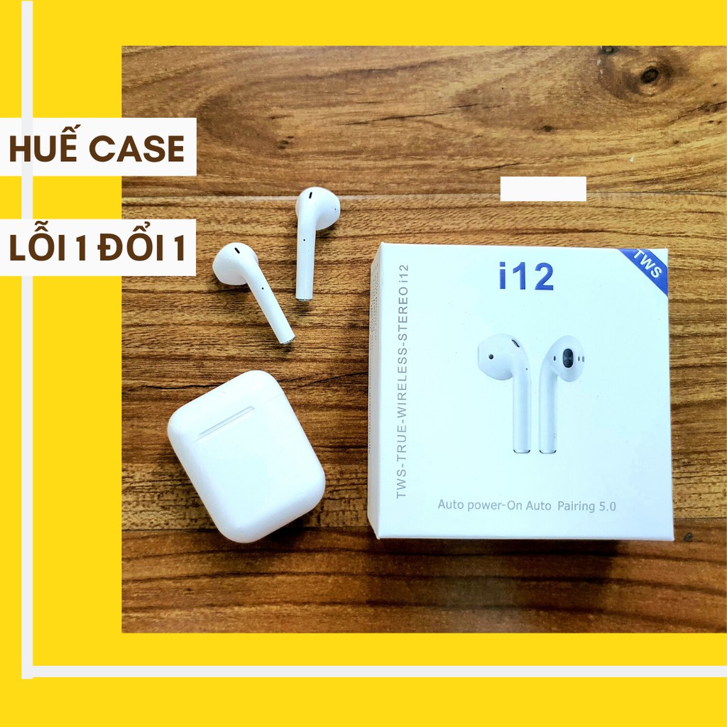 Tai Nghe Bluetooth Không Dây inpods i12 TWS Combo Vỏ ốp lưng Case Airpod Airpods Pro 1 2 Iphone - Shin Case