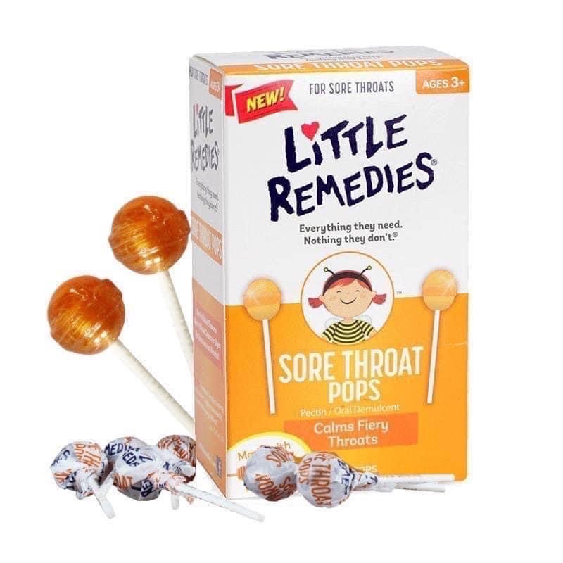 Kẹo ngậm ho Little Remedies cho bé 3tuổi