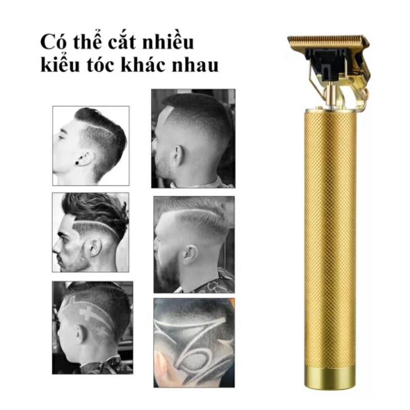 TÔNG ĐƠ CẮT TÓC KHẮC HÌNH NGHỆ THUẬT KHÔNG DÂY VINTAGE T9